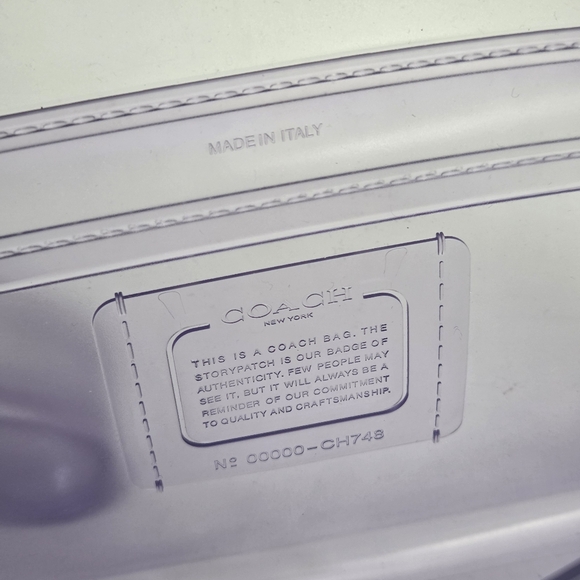 NEW COACH JELLY TABBY BAG - LIGHT VIOLET PURPLE - Picture 11 of 12